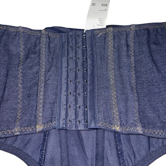 Urban Outfitters Out from Under Women's S Small Done up in Denim Corset Top NWT - Picture 11 of 11